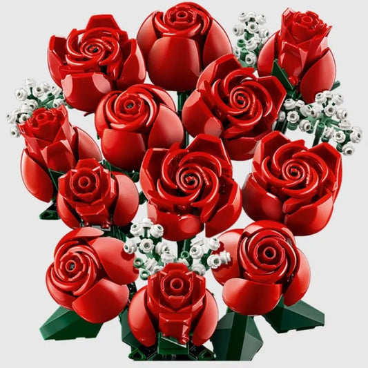 Rose Bouquet Building Blocks - Gifty Girls Shop