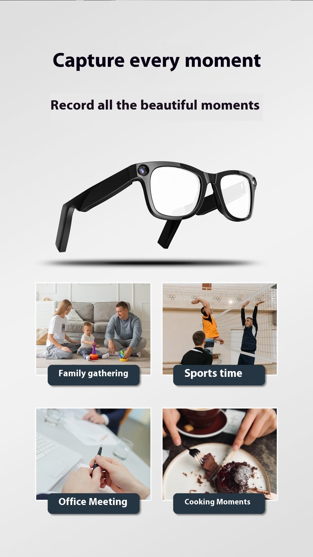 AI Camera Smart Glasses - Gifty Girls Shop