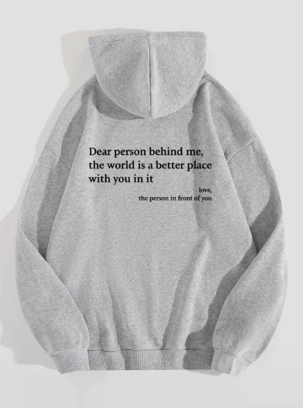 Dear Person Behind Me, Hoodie - Gifty Girls Shop
