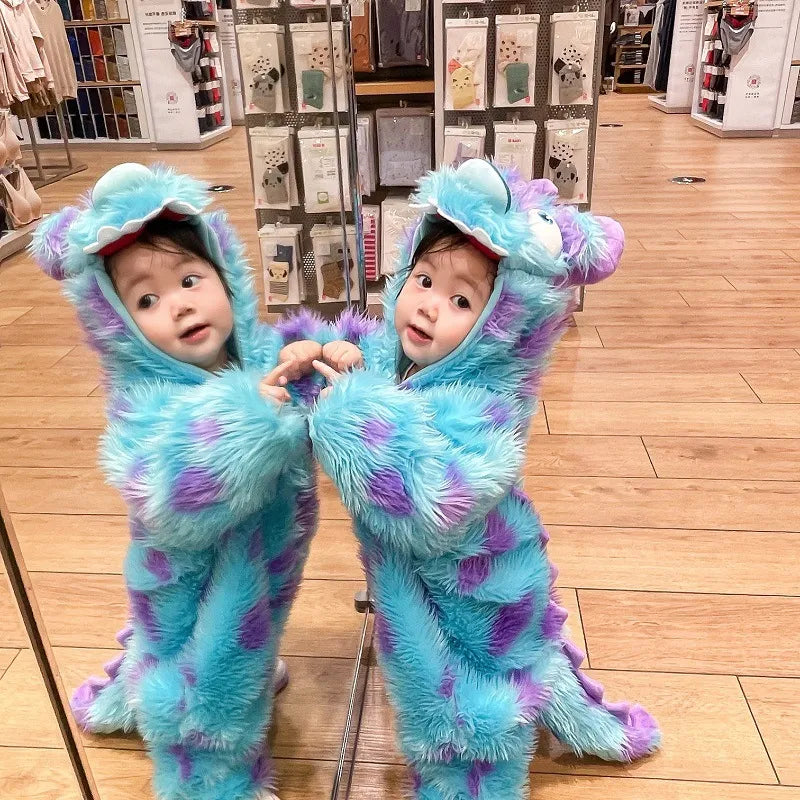 Cute Animal Baby Jumpsuit With Hooded Zipper - Gifty Girls Shop