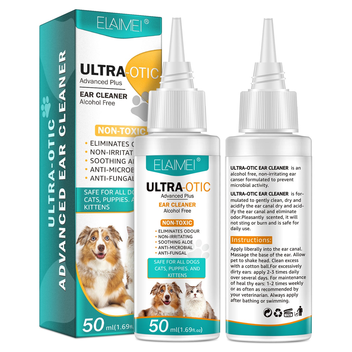 Pet Ear Cleaner 50ml - Gifty Girls Shop