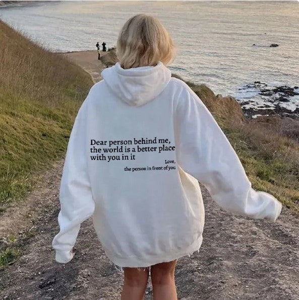 Dear Person Behind Me, Hoodie - Gifty Girls Shop