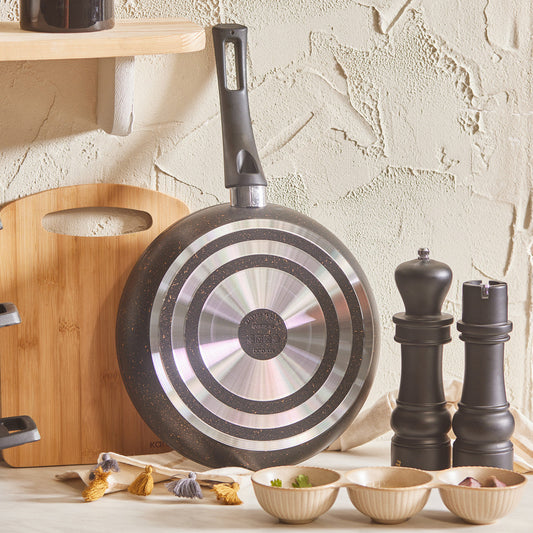 Karaca Biogranit V2 13 Piece Cookware Set Black Gold - Gifty Girls Shop