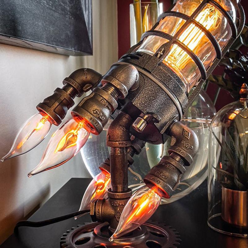 Steampunk Rocketship Lamp - Gifty Girls Shop