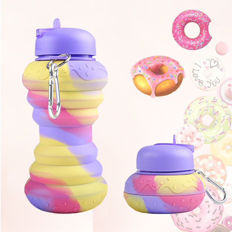 Donut Folding Water Bottle - Gifty Girls Shop