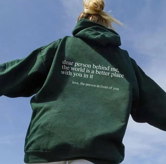 Dear Person Behind Me, Hoodie - Gifty Girls Shop