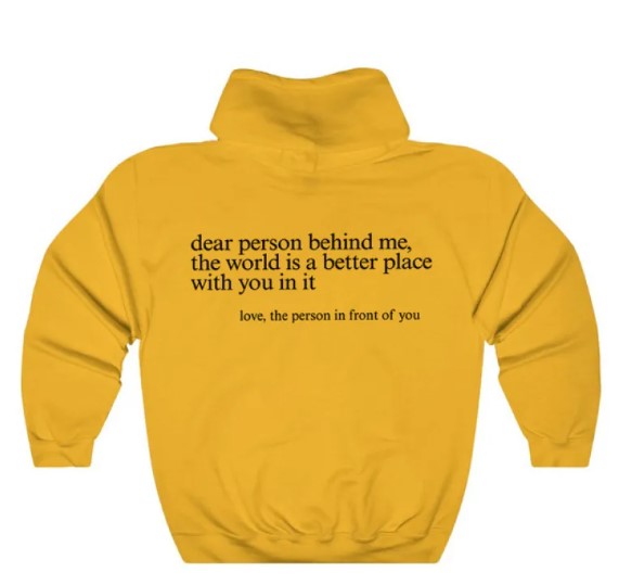 Dear Person Behind Me, Hoodie - Gifty Girls Shop