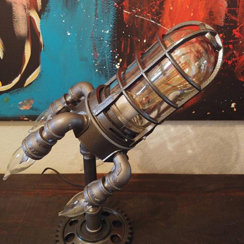 Steampunk Rocketship Lamp - Gifty Girls Shop