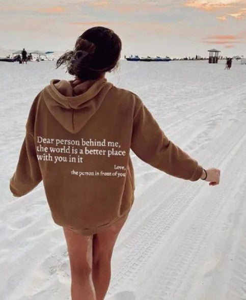 Dear Person Behind Me, Hoodie - Gifty Girls Shop