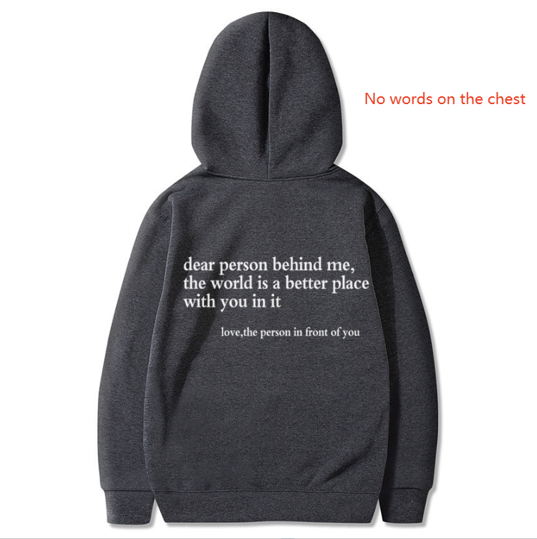 Dear Person Behind Me, Hoodie - Gifty Girls Shop
