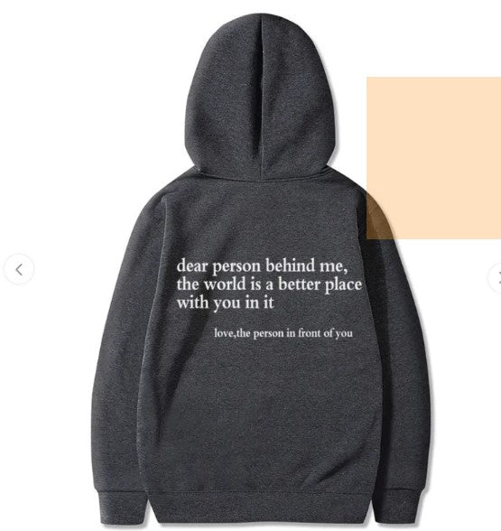 Dear Person Behind Me, Hoodie - Gifty Girls Shop