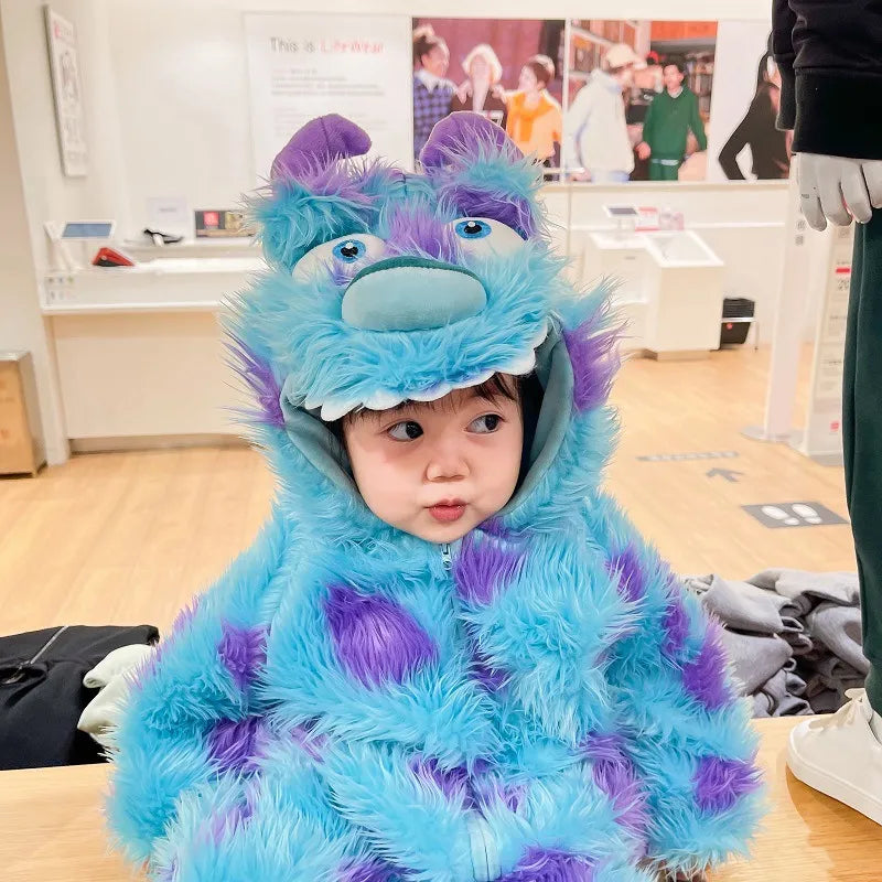 Cute Animal Baby Jumpsuit With Hooded Zipper - Gifty Girls Shop