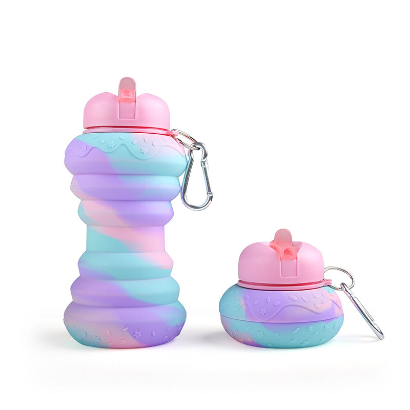 Donut Folding Water Bottle - Gifty Girls Shop