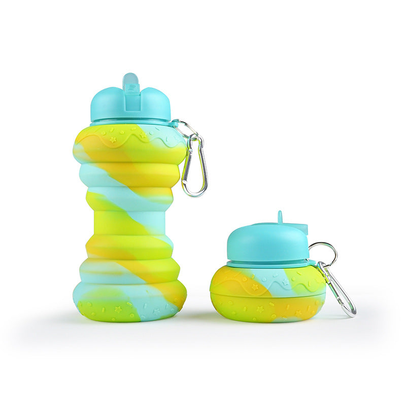 Donut Folding Water Bottle - Gifty Girls Shop