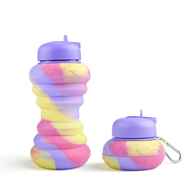 Donut Folding Water Bottle - Gifty Girls Shop