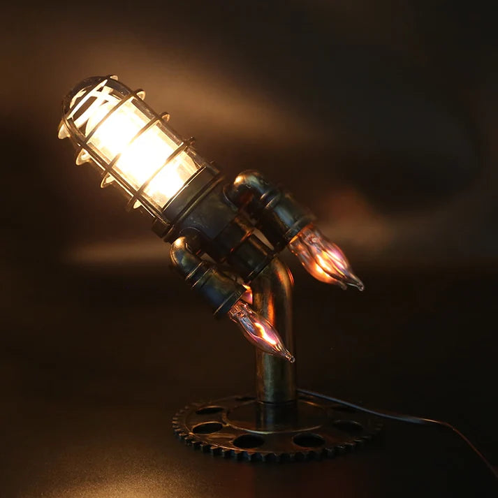 Steampunk Rocketship Lamp - Gifty Girls Shop