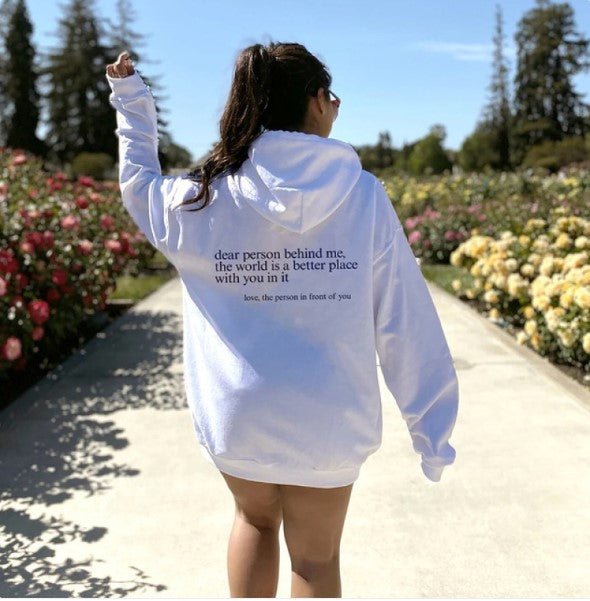 Dear Person Behind Me, Hoodie - Gifty Girls Shop