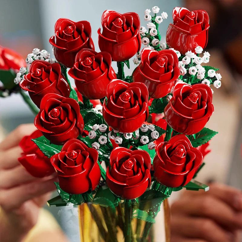 Rose Bouquet Building Blocks - Gifty Girls Shop