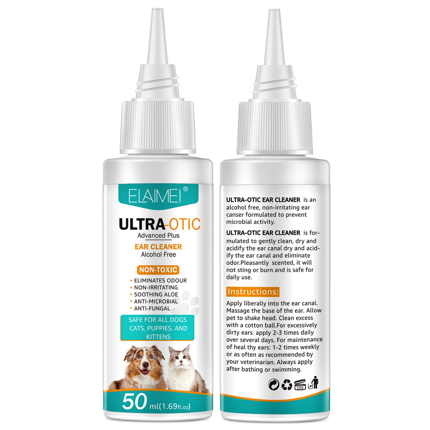 Pet Ear Cleaner 50ml - Gifty Girls Shop