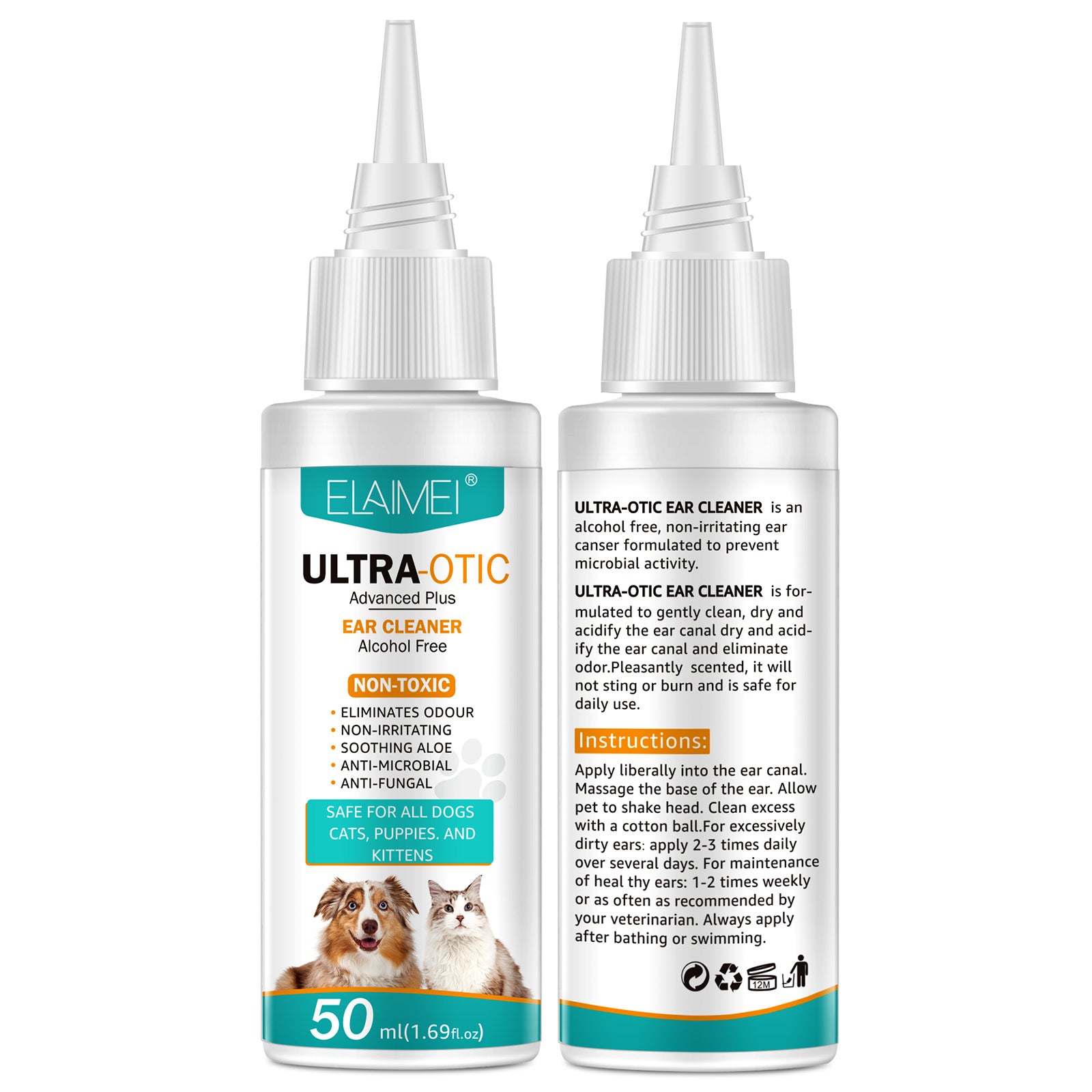 Pet Ear Cleaner 50ml - Gifty Girls Shop
