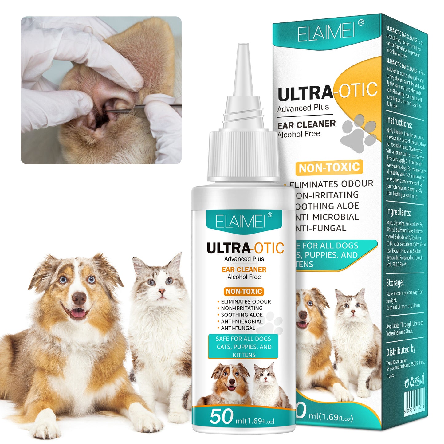 Pet Ear Cleaner 50ml - Gifty Girls Shop