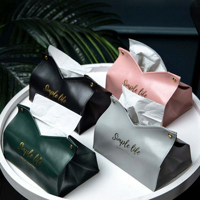 Leather Tissue Box - Gifty Girls Shop