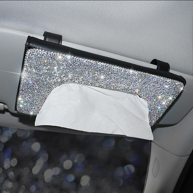 Crystal Car Tissue Box - Gifty Girls Shop
