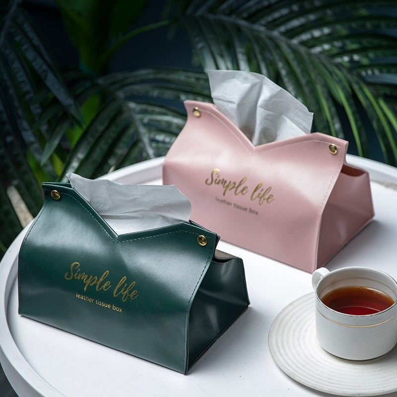 Leather Tissue Box - Gifty Girls Shop