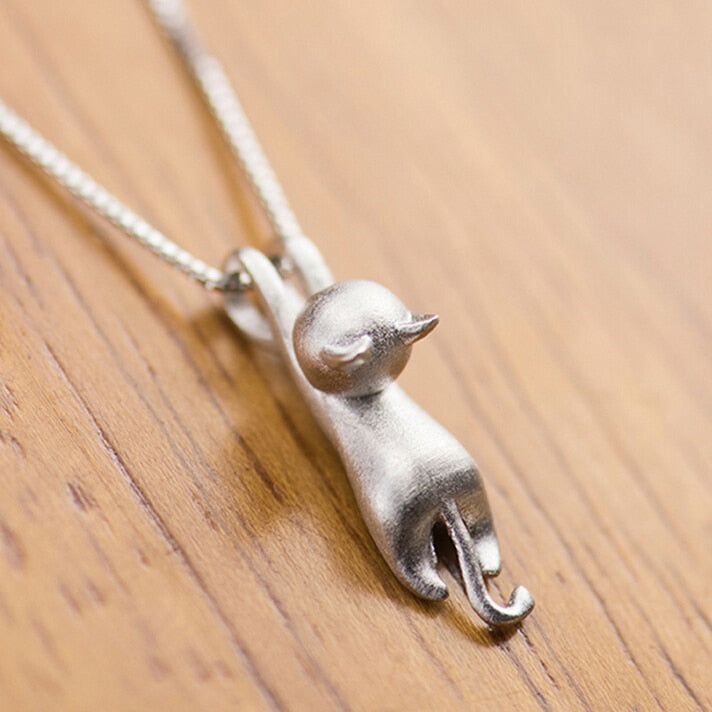 Hanging Kitten Necklace - Gifty Girls Shop