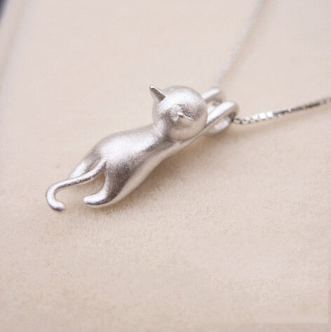 Hanging Kitten Necklace - Gifty Girls Shop