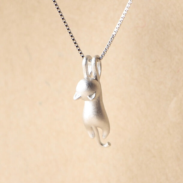 Hanging Kitten Necklace - Gifty Girls Shop