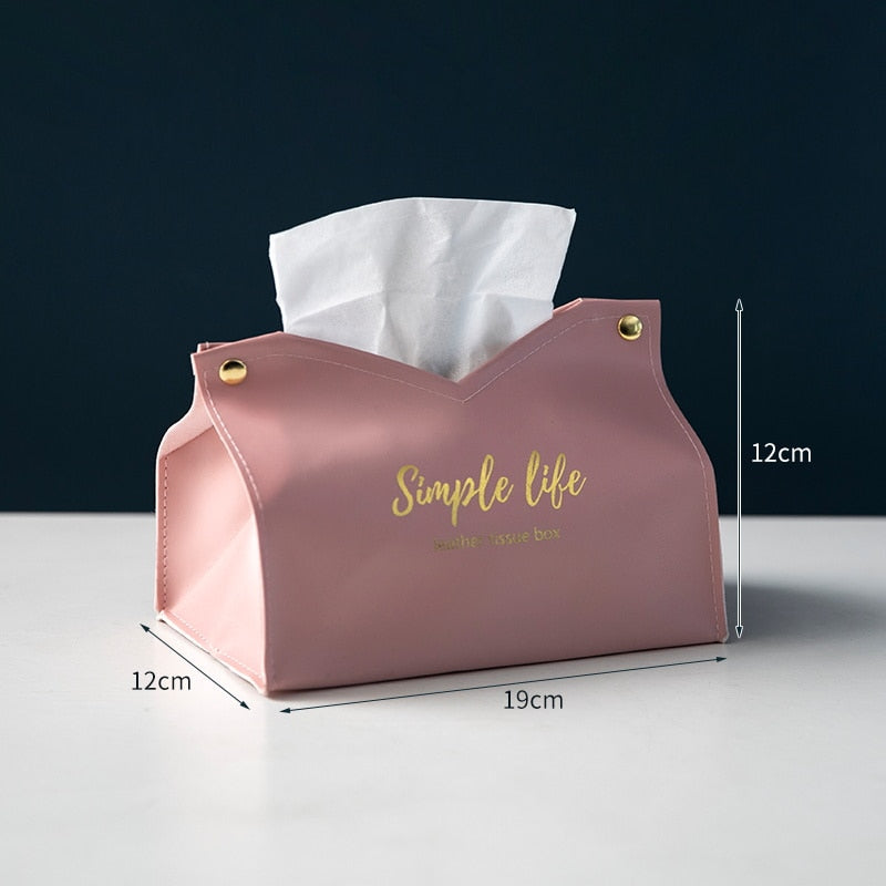 Leather Tissue Box - Gifty Girls Shop