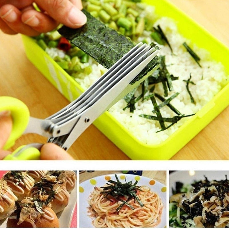 5 Blade Stainless Steel Kitchen Knives - Gifty Girls Shop