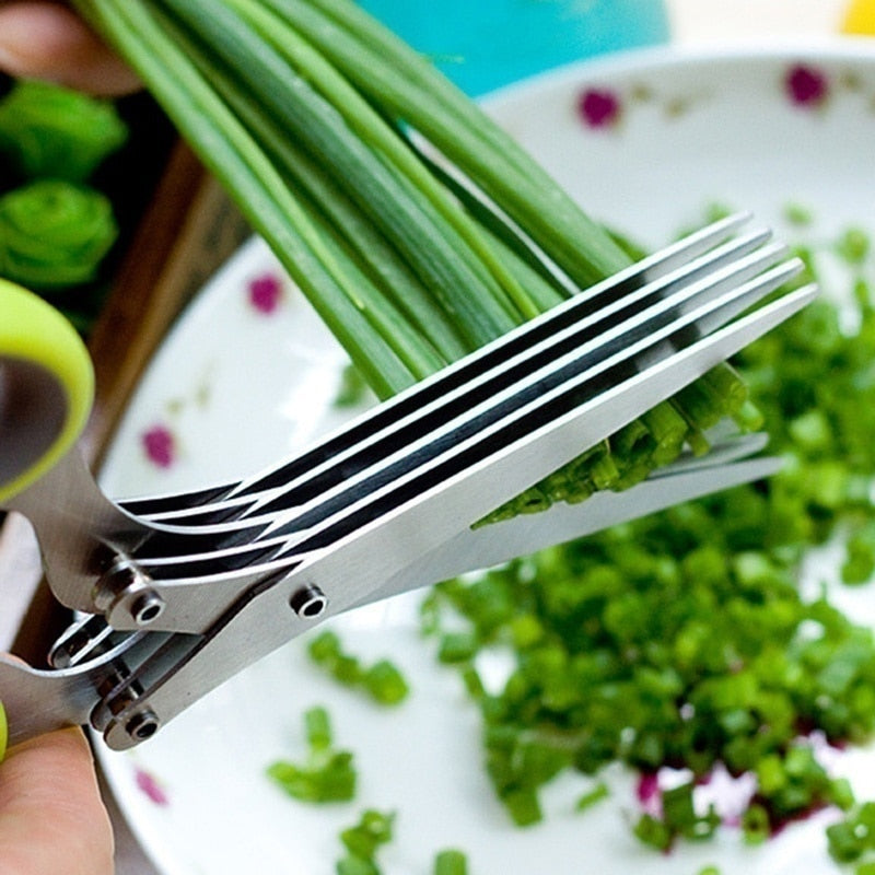 5 Blade Stainless Steel Kitchen Knives - Gifty Girls Shop