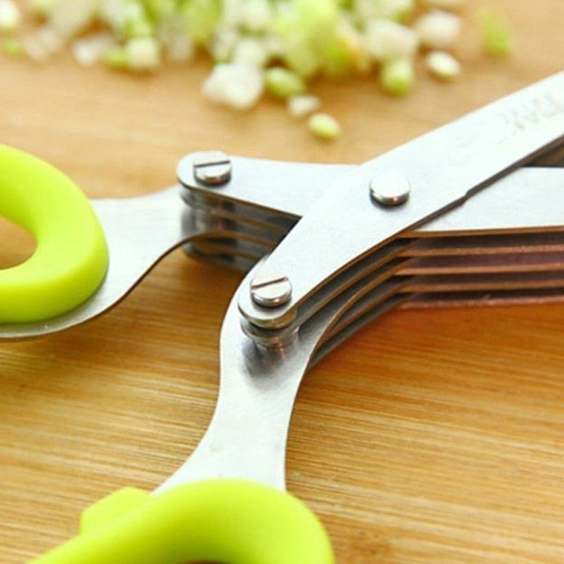 5 Blade Stainless Steel Kitchen Knives - Gifty Girls Shop