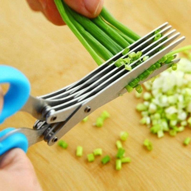 5 Blade Stainless Steel Kitchen Knives - Gifty Girls Shop