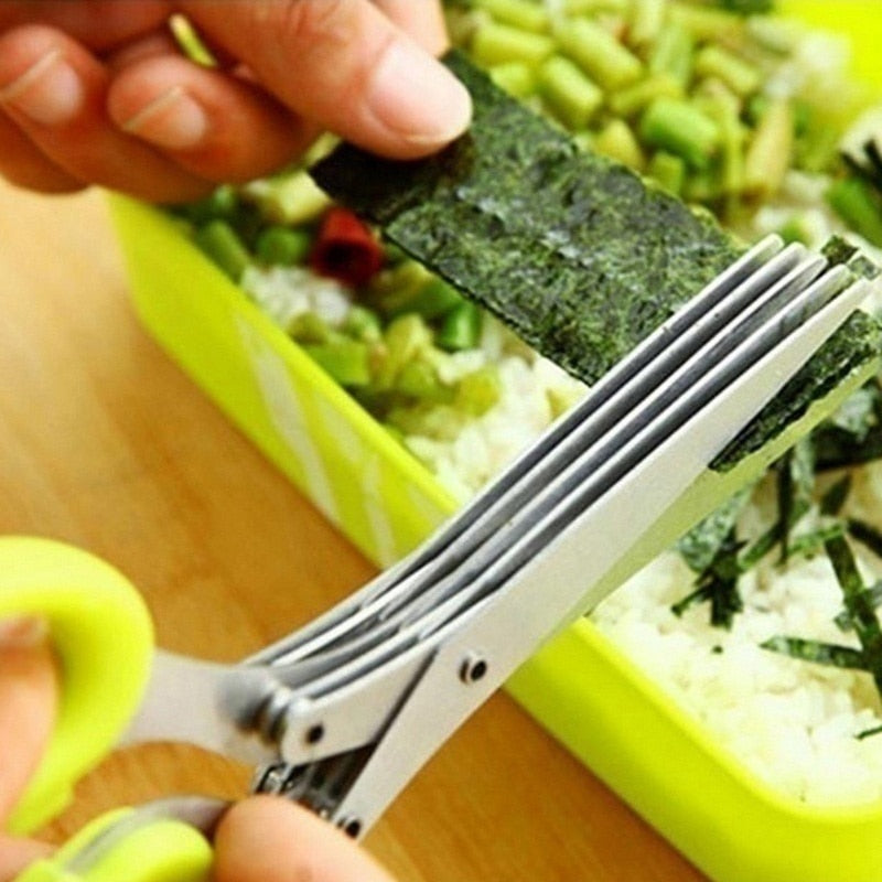 5 Blade Stainless Steel Kitchen Knives - Gifty Girls Shop